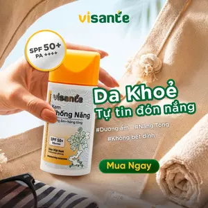 Kem chống nắng dưỡng ẩm nâng tone Visante SPF50+ PA++++ 50ml