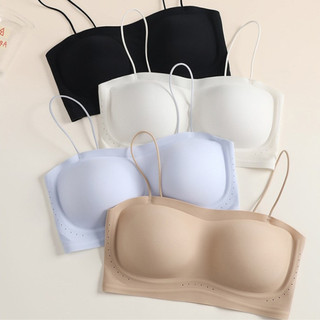 Combo 3 Áo Ngực Su Nữ Dây Mảnh Không Gọng Mút Liền Ôm V1, Áo Lót Lỗ Thoáng Thấm Hút Tốt King Shop A-2608