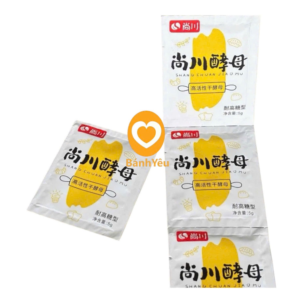 Men Nở Khô Shang Chuan Hoạt Tính Cao Lên Men Nhanh Gói 5g