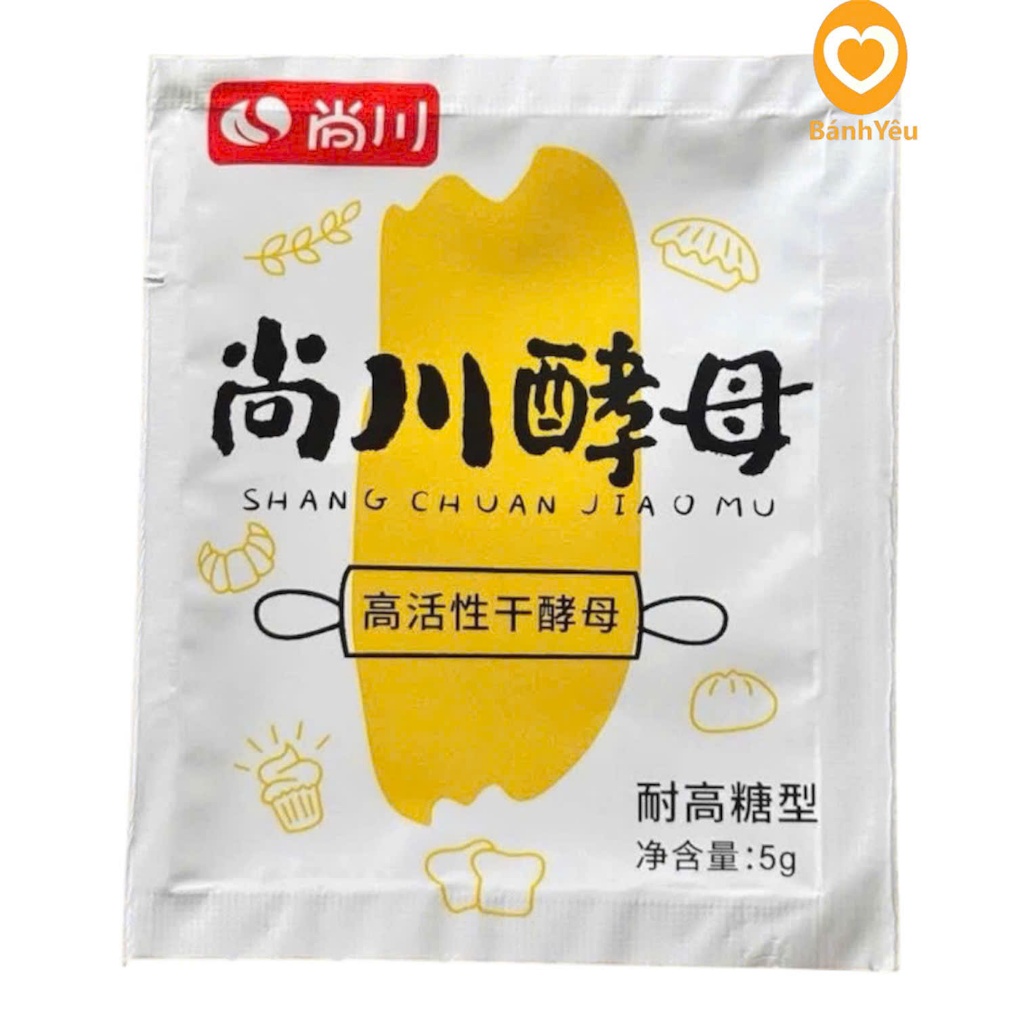 Men Nở Khô Shang Chuan Hoạt Tính Cao Lên Men Nhanh Gói 5g