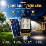 [💡RẺ VÔ ĐỊCH] Đèn Đường Bàn Chải Năng Lượng Mặt Trời 200W 400W Siêu Sáng Vỏ Nhôm, Cảm Biến, BH 2 Năm — ảnh 4