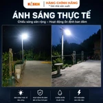 [💡RẺ VÔ ĐỊCH] Đèn Đường Bàn Chải Năng Lượng Mặt Trời 200W 400W Siêu Sáng Vỏ Nhôm, Cảm Biến, BH 2 Năm — ảnh 8