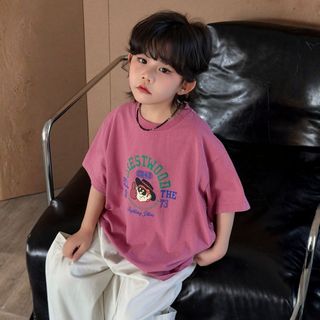 Áo Thun T-Shirt Bé Trai Hồng Họa Tiết Cao Bồi Cá Tính Nổi Bật Mellow Duck (4-13 Tuổi) B2603028