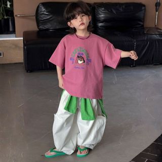 Áo Thun T-Shirt Bé Trai Hồng Họa Tiết Cao Bồi Cá Tính Nổi Bật Mellow Duck (4-13 Tuổi) B2603028