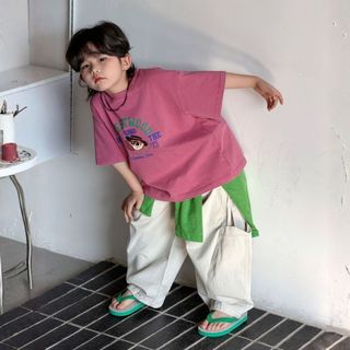 Áo Thun T-Shirt Bé Trai Hồng Họa Tiết Cao Bồi Cá Tính Nổi Bật Mellow Duck (4-13 Tuổi) B2603028