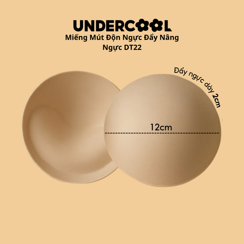 Miếng Mút Độn Ngực UNDERCOOL Tạo Khe Siêu Đẩy Nâng Ngực Cao Cấp DT22