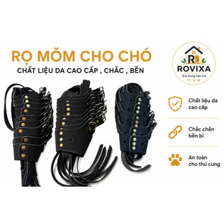 Rọ Mõm Chó Da Cao Cấp - Chống Cắn, Chống Ăn Bậy, Điều Chỉnh Size S M L