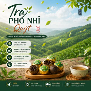 Trà Phổ Nhĩ Quýt Tiểu Thanh Cam Dạng Viên Tiện Lợi Vân Nam Danh Trà Thanh Mát Thơm Lâu Dễ Uống