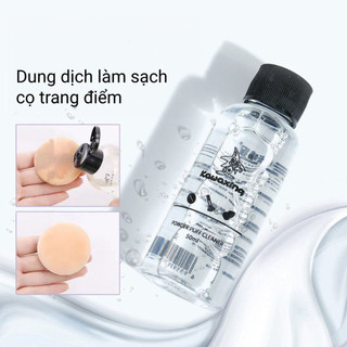 Nước rửa cọ / mút tán kem nền- sử dụng kèm máy rửa cọ tự động Lokykin