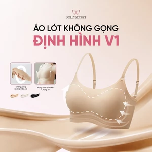Áo Lót Không Gọng Định Hình V1 DOLLY SECRET Tàng Hình Áo Lót Su Nữ Liền Mảnh A61
