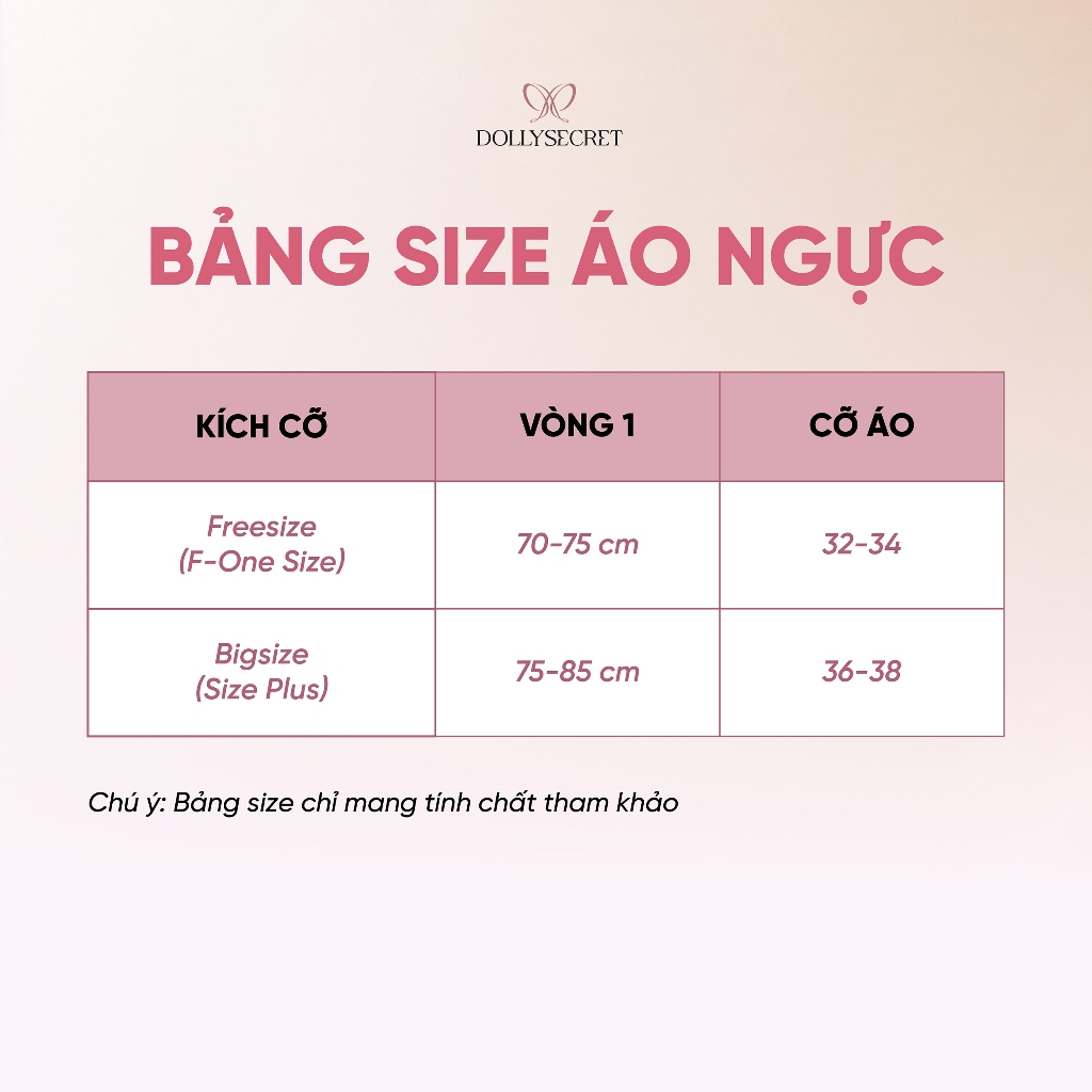 Áo Lót Không Gọng Định Hình V1 DOLLY SECRET Tàng Hình Áo Lót Su Nữ Liền Mảnh A61