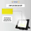 Đèn Pha COB Ngoài Trời 220V Chiếu Sáng Sân Vườn, Nhà Xưởng Kho Bãi, Đèn Led Chống Nước 100W - CTMLights