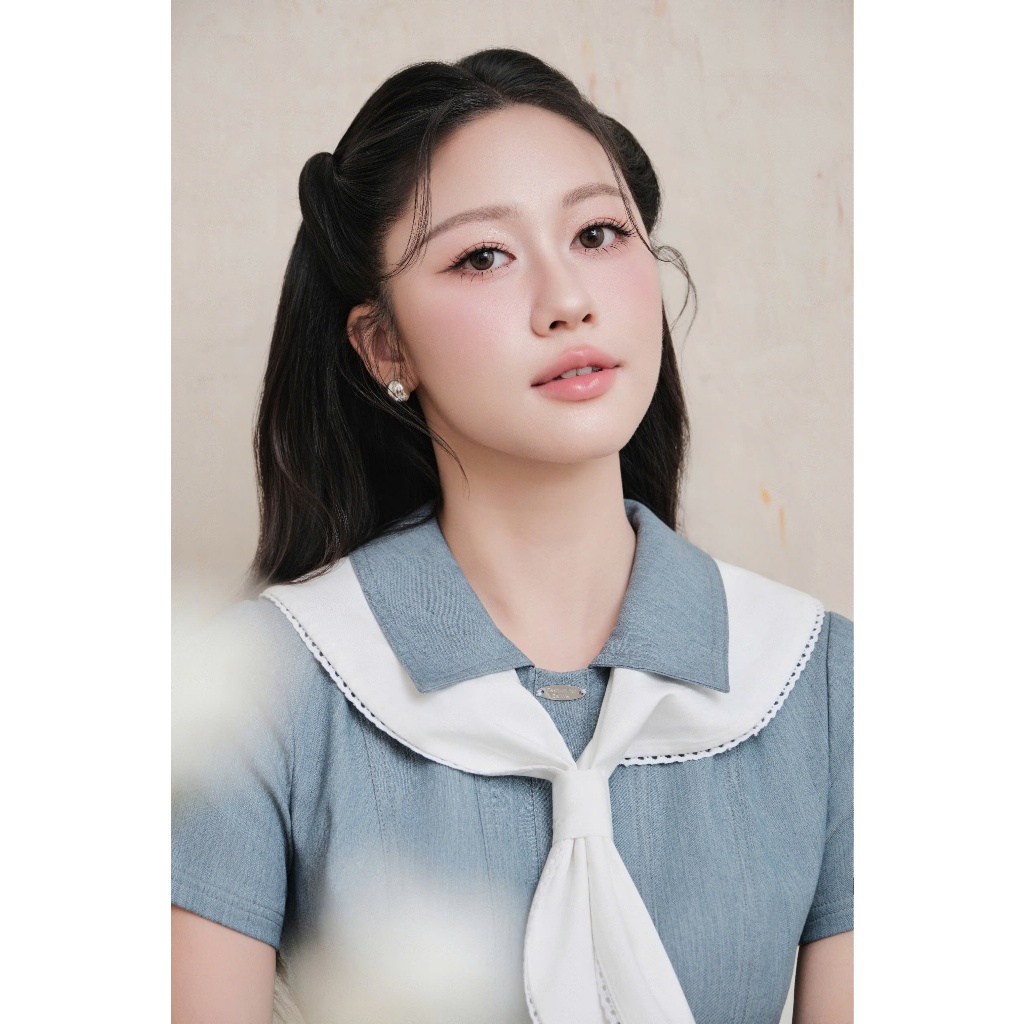 (Timeless Muse) Áo thô tùng peplum phối khăn viền ren, chất liệu cao cấp, form chiết eo tôn dáng thời trang Calie ACC634 | BigBuy360 - bigbuy360.vn