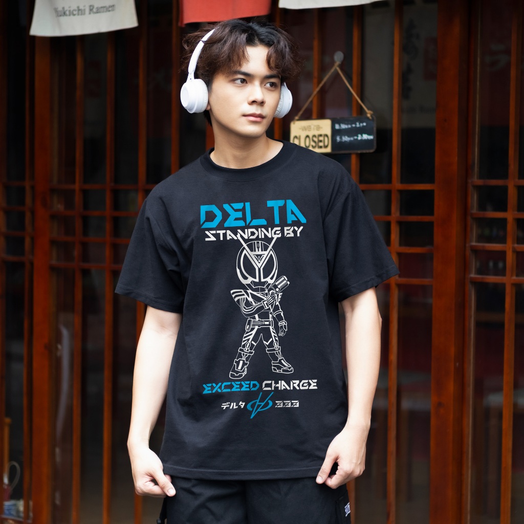Áo Thun Rider Delta Nam Nữ Unisex Form Rộng Oversized