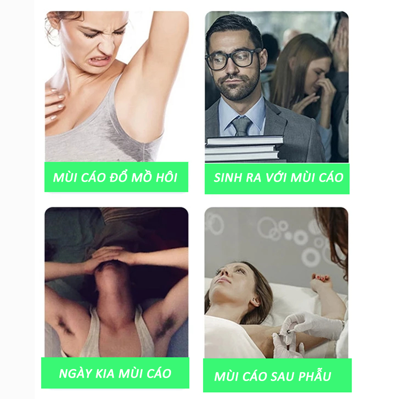 Xịt khử mùi nách [Chính hãng] 30ml Khử mùi, chống mồ hôi, khô thoáng cả ngày – Thơm lâu, lành tính cho da nhạy cảm