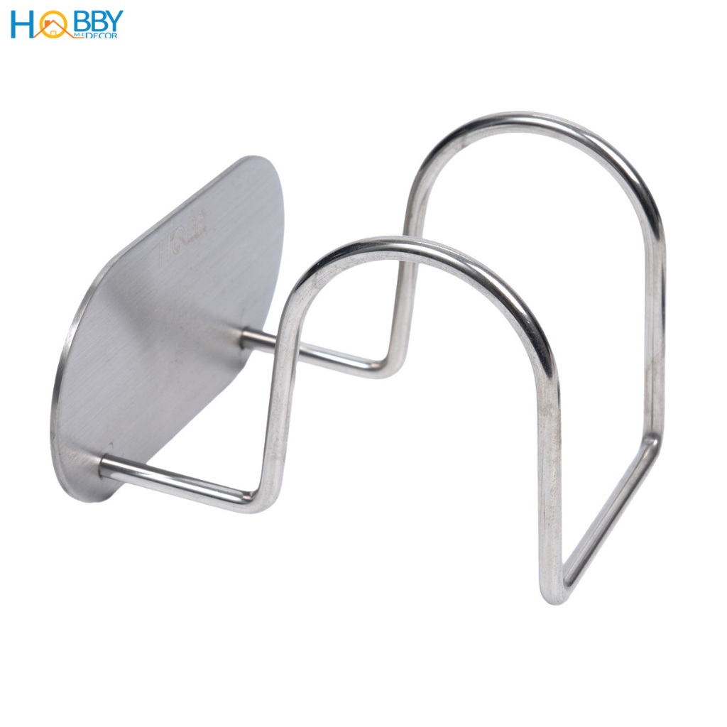 Móc treo dép nhà inox 304 gắn tường không khoan chịu 2kg – Hobby Home Decor MTD