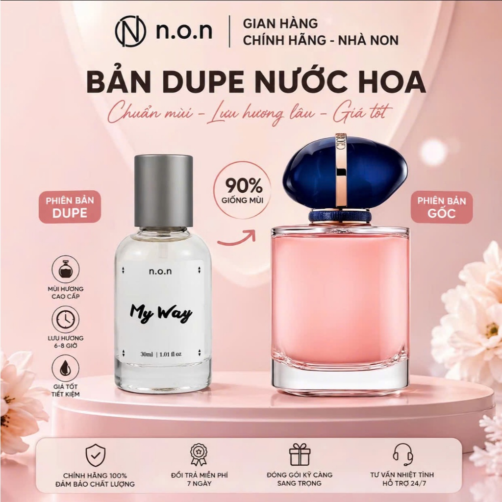 Nước Hoa Nữ - non My Way - Phong Cách Nữ tính, quyến rũ, gợi cảm