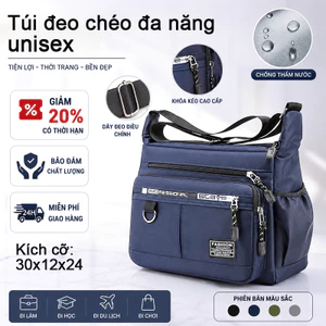 Túi đeo chéo vải bố kiểu Hàn Quốc,dung tích lớn,có thể đựng sách,phù hợp để đi học và đi chơi.s216