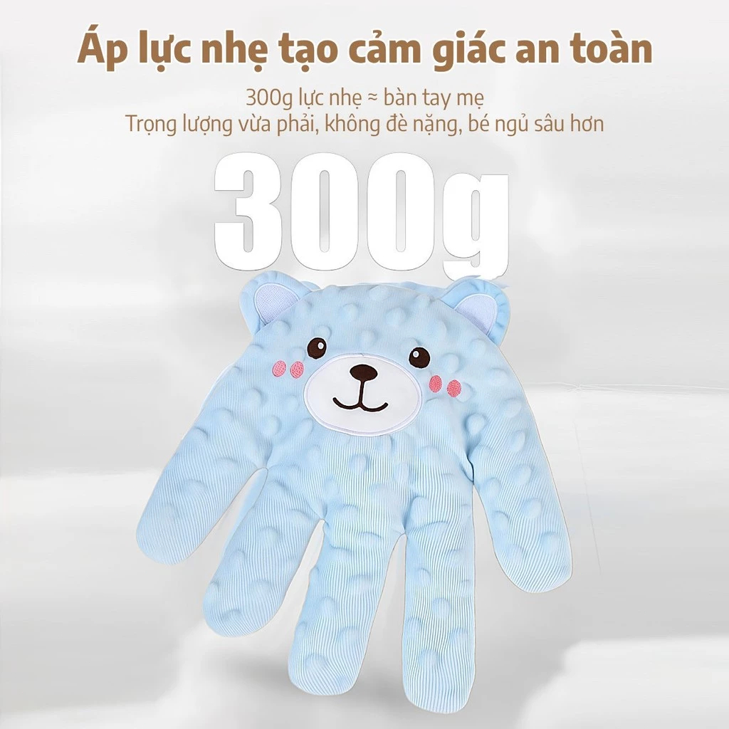 Bàn Tay Vỗ Bé Ngủ, Gối bàn tay chống giật mình, giúp bé ngủ ngon