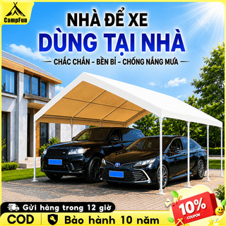Lều xếp ngoài trời màu kem chống mưa chống nắng mái che bán hàng chợ đêm cắm trại 2x2/3x3/3x4m