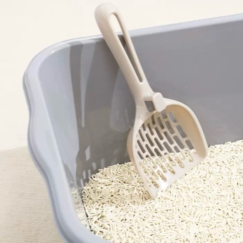 Xẻng Xúc Cát Vệ Sinh Cho Mèo Nhựa Đơn Sắc