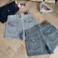 YURI JEANS - (MÃ 66) Quần Short Jean Nữ Lưng Cao Phối Túi Kiểu