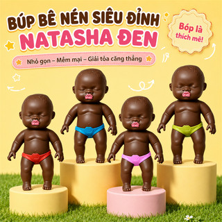 Đồ chơi búp bê nhiều màu da, búp bê da nâu và da sáng, đồ chơi đóng vai cho bé