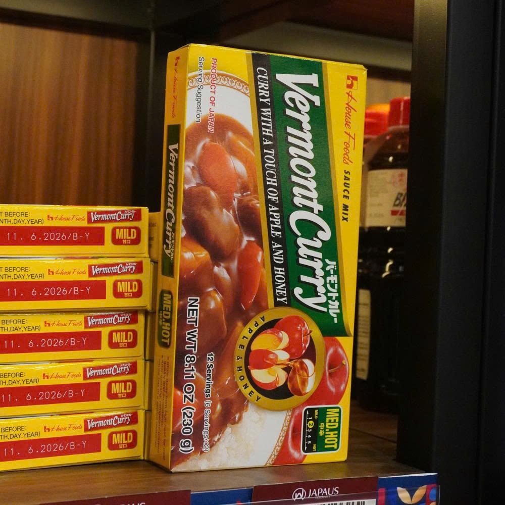 Viên Xốt Cà Ri Vị Táo Và Mật Ong Vermont House Foods 230g JAPAUS GOURMET