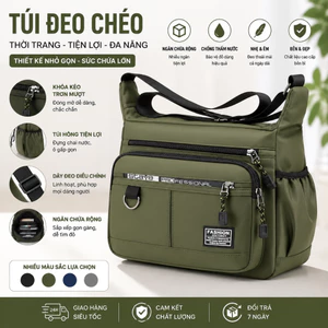 Túi Đeo Vai Phong Cách Hàn Quốc Chống Thấm Nước Nhiều Ngăn - Cặp Đeo Chéo Nam Đẹp Dung Tích Lớn.s216
