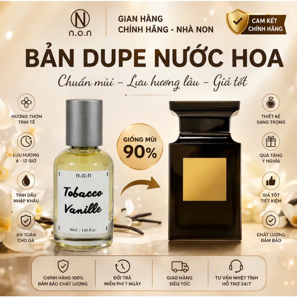 Nước hoa Unisex -  non Tabaco Vanille