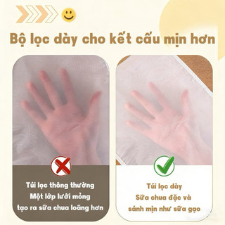 Túi lọc sữa chua hy lạp, túi lọc sữa hạt, túi lọc trà