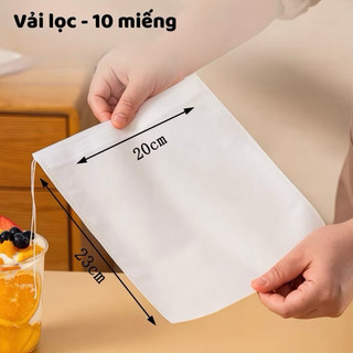 Túi lọc sữa chua hy lạp, túi lọc sữa hạt, túi lọc trà