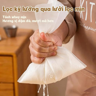Túi lọc sữa chua hy lạp, túi lọc sữa hạt, túi lọc trà