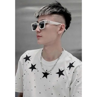 Áo Phông Ngôi Sao Kim Tuyến, Áo Thun Nam Nữ Form Rộng Chất Cotton Mát Mịn