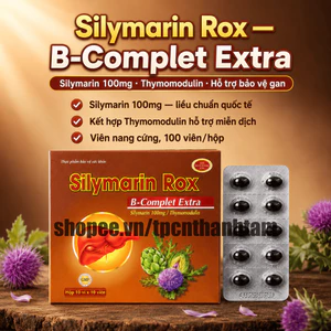 Viên uống SILYMARIN ROX NÂU 100V tốt cho gan, bồi bổ gan, bảo vệ và giải độc gan, làm mát gan
