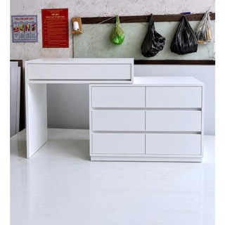 Bàn Trang Điểm Kết Hợp Tủ 6 Học Kéo - M02