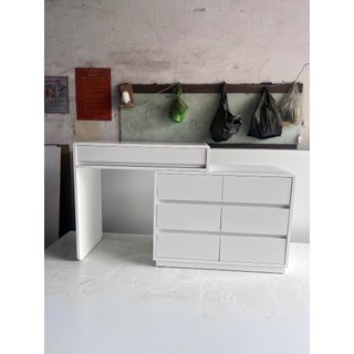 Bàn Trang Điểm Kết Hợp Tủ 6 Học Kéo - M02