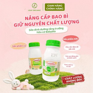 Lốc 6 Chai Sữa Dinh Dưỡng Tăng Trưởng Hữu Cơ Babybio Cho Bé 10-36 Tháng Tuổi 250ml/Chai