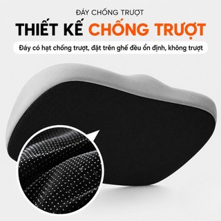 Đệm Ngồi Memory Foam YUMING Chữ W, Đệm Công Thái Học, Giảm Đau Lưng, Chống Tê Chân, Ghế Văn Phòng