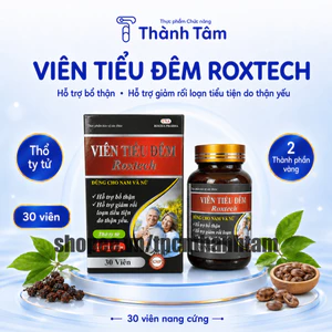 Viên uống VIÊN TIỂU ĐÊM ROXTECH hỗ trợ giảm tiểu đêm, bổ thận - Hộp 30 Viên