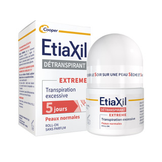 Lăn Khử Mùi Chuyên Sâu Etiaxil Détranspirant Extreme 15ml - Dành Cho Da Khỏe, Giảm Tiết Mồ Hôi