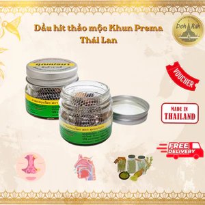 Dầu hít thảo mộc Khun Prema Thái Lan - Hủ Nhựa - SHOP DẦU DOKRAK