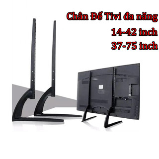 Chân Đế Tivi Đa Năng Từ 32 - 65 Inch - Bộ 2 Chân Tivi Để Bàn Chịu Lực Tốt, Thay Thế Mọi Loại Tivi
