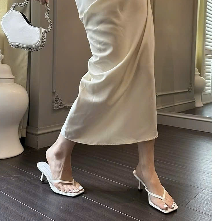 Sandal xỏ ngón gót nhọn 7cm mã 070 đi chơi,đi biển,đi tiệc