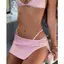 Set Bikini 3 Món "Kẹo Ngọt" Hồng Chấm Bi Đi Biển Mùa Hè