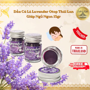 Dầu Cù Là Lavender Otop Thái Lan Giúp Ngủ Ngon 15gr - SHOP DẦU DOKRAK