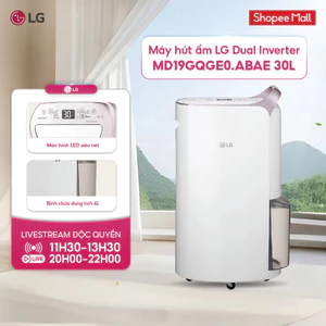Máy hút ẩm LG Dual Inverter MD19GQGE0.ABAE 30L Bảo Hành Chính Hãng 12 Tháng