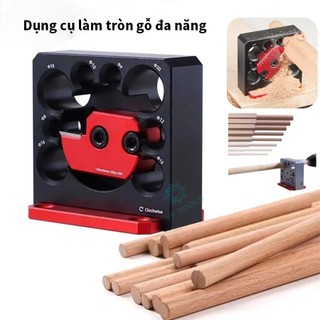 Bộ Dụng Cụ Chuốt Gỗ Tròn 8/9/10/12/14/15/16/18/20 mm, Bộ dụng cụ làm tròn thanh gỗ