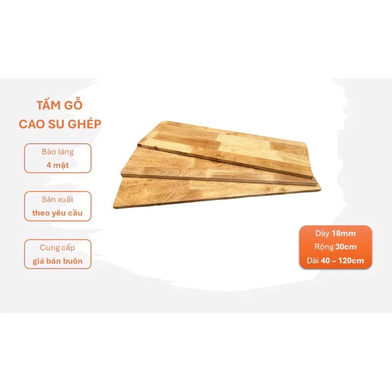 [FURNI HOME] Mặt bàn gỗ cao su tự nhiên Mặt bàn gỗ thịt (đủ size) cắt theo yêu cầu | BigBuy360 - bigbuy360.vn