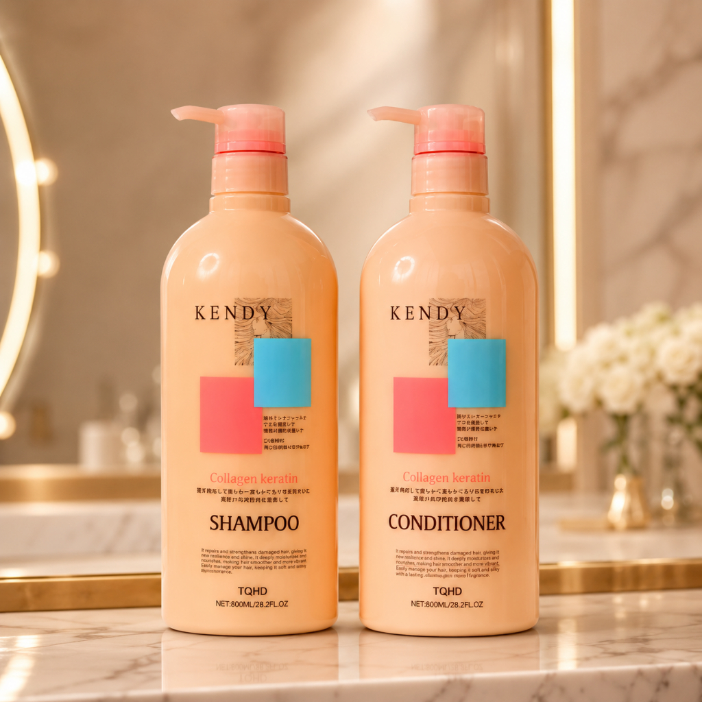 Dầu Gội Xả Dưỡng Sinh KENDY 800ml | Dưỡng Tóc Mềm Mượt, Giảm Rụng, Ngăn Ngừa Tóc Bạc Sớm